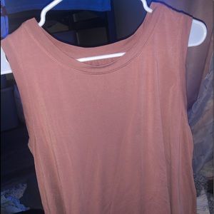 Pink tank top